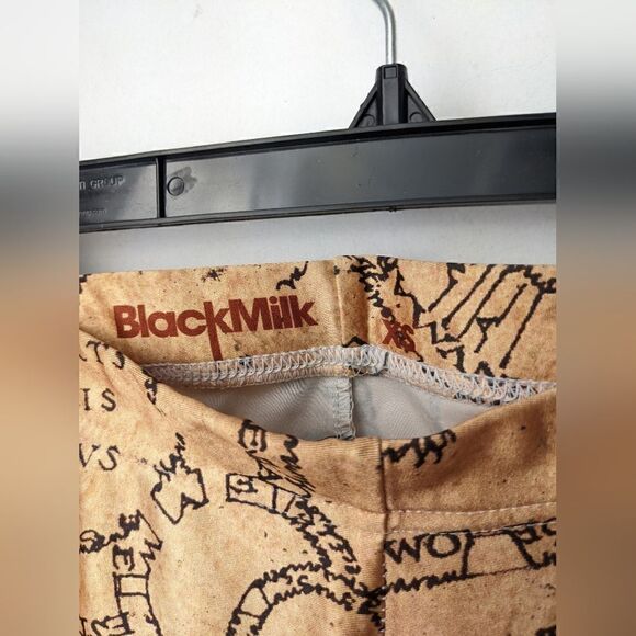 Blackmilk Harry potter leggings shiny HP map size XS - Picture 4 of 7